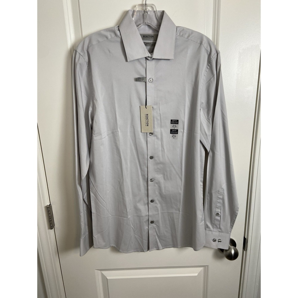 KENNETH COLE 14.5-32/33 Sm Men's Dress Shirt NWT Slim Fit